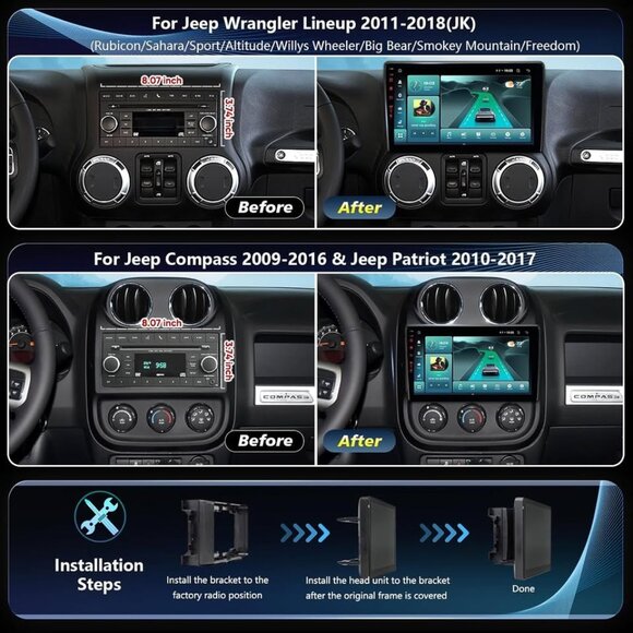 Dodge RAM 1500-3500 Android 13 Stereo Upgrade (2009-2012) - Picture 5 of 7